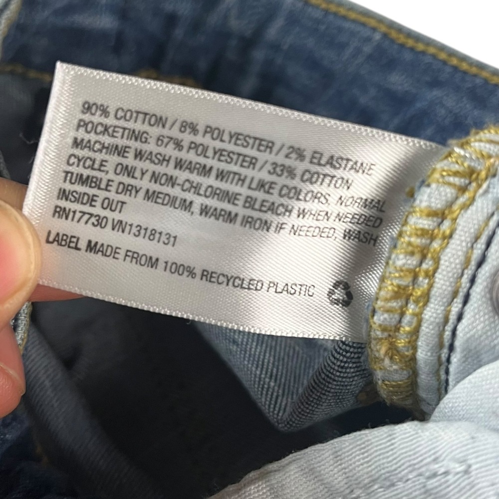 Art Class Distressed Skinny Jeans Girls 8 Blue Denim Casual School - Picture 11 of 16